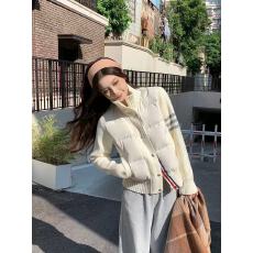 批发杨泡泡 白色<b class='q'>针织</b>拼接羽绒服女<b class='q'>短款</b>2025冬季新款白鸭绒显瘦短外套