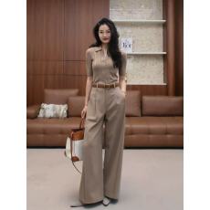 批发linn玫瑰POLO2026春夏针织衫上衣翻领羊毛中袖衬衫女