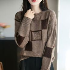 批发秋冬新款胖MM遮肚子毛衣女韩版短款<b class='q'>针织衫</b>毛衣洋气中年<b class='q'>妈妈</b>时尚女