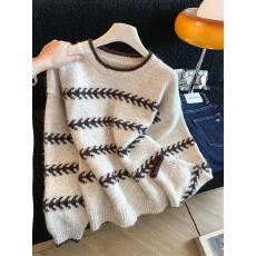 批发实拍～2025秋<b class='q'>冬</b>巨好看轻熟时尚慵懒感气质小众不撞款穿搭毛衣