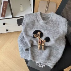 批发慵懒风港味小马刺绣针织背心女外穿秋季软糯洋气毛衣马甲叠穿上衣