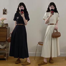 批发实拍夏季新款大码胖mm气质减龄显瘦连衣裙