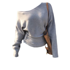 批发大码胖mm巨好看的斜肩上衣女秋季新款收腰显瘦长袖打底衫