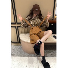 批发小香风背带<b class='q'>连衣</b>裙衬衫两件套装女春季2025年新款盐系穿搭学院风