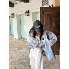 批发2026甜美风格子衬衫女ins开春防晒衬衣宽松休闲遮肉<b class='q'>长袖</b>上衣