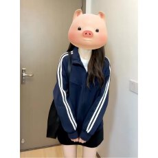 批发美式复古双杠卫衣女春秋季2026新款秋冬季韩系外套棒球服