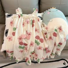 日系吊带樱桃短裤睡衣女夏季新款网红爆款外穿甜美夏天家居服套装