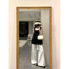 批发法式高级气质套<b class='q'>装</b>女夏季2026新款木耳边无袖<b class='q'>上衣</b>高腰阔腿<b class='q'>裤</b><b class='q'>两件套</b>