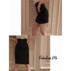 批发Fabulous Me 兔兔与波点 浪漫法式少女<b class='q'>半身裙</b>女显瘦短裙秋冬包臀