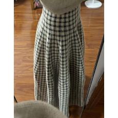 批发古典风格子<b class='q'>半身裙</b>女秋冬2025<b class='q'>新款</b>绝美巨好看高腰显瘦加厚a字长裙