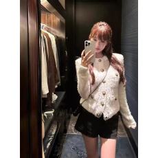 批发法式名媛千金感黑色金扣针织开衫女秋<b class='q'>冬</b>新款洋气显瘦圆领毛衣外套