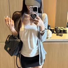 批发夏季短袖开衫休闲简约<b class='q'>外套</b>上衣女新款显瘦辣妹吊带背心两件套装潮