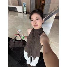 批发暮色微光系带雪纺波点衬衫<b class='q'>无袖</b>御姐上衣气质法式宽松高级