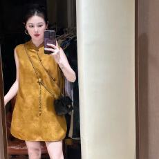 批发新中式改良版春夏国风盘扣气质连衣裙女