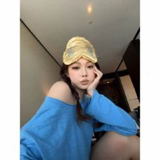 批发早秋新款慵懒风辣妹斜肩长袖t恤女美式<b class='q'>街头</b>运动风宽松显瘦薄上衣