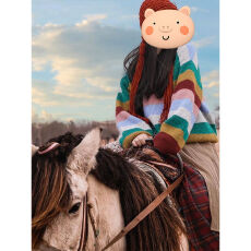 批发新疆川西云南大理旅游穿搭女装多巴胺毛衣裙子连衣裙子民族风套装