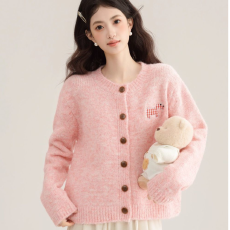 批发出大货 <b class='q'>外套</b>宽松百搭针织上衣女装时尚休闲<b class='q'>气质</b>甜美风软糯毛衣