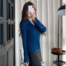 批发出大货 针织开衫女2026年春季新款修身显瘦<b class='q'>休闲</b>百搭针织毛衫上衣