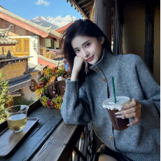 批发出大货 2026年高领新款韩系毛衣外套女穿搭慵懒宽松针织<b class='q'>开衫</b>上衣