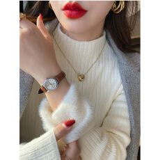 批发出大货 秋冬加绒毛衣女打底半高领加厚保暖内搭一体水<b class='q'>貂绒</b>上衣