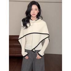 批发出大货 咖色毛衣慵懒风软糯宽松秋<b class='q'>冬</b>复古日系针织上衣