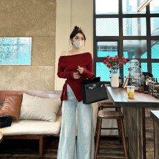 批发出大货 不规则<b class='q'>长袖</b><b class='q'>t</b><b class='q'>恤</b>女装秋季一字肩小衫遮肉显瘦别致上衣