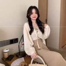 批发出大货 防晒开衫女短<b class='q'>外套</b>新款夏薄款披肩新中式国风长袖上衣