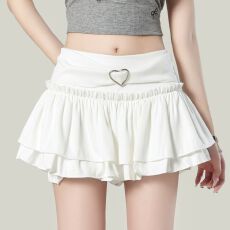 批发出大货 <b class='q'>高腰</b>A字半身裙女芭蕾风蓬蓬短裙防走光蛋糕裤裙