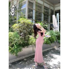 批发出大货 显瘦气质高级性感<b class='q'>包臀</b><b class='q'>长裙</b>收腰修身度假风鱼尾连衣裙女夏