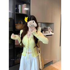 批发出大货 夏季新款韩系显瘦时尚长袖针织开衫上衣罩衫防晒<b class='q'>外套女</b>