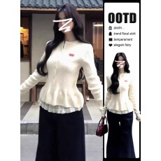 批发韩系穿搭学院风毛衣女2025秋冬季新款修身<b class='q'>短</b>款针织开衫打底衫上衣