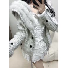 批发小侨Jofay mv女主 时尚气质秋季穿搭女装<b class='q'>新款</b>狐狸毛皮草上衣<b class='q'>外套</b>