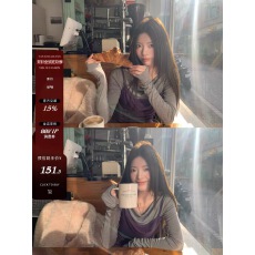 批发牙套大汪【紫霞仙子】秋冬灰拼紫长袖t恤女修身假两件毛织打底衫