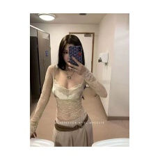 批发Lattitude/杨小鹭 塞浦路斯蝶梦 多种蕾丝拼接美背高弹打底衫