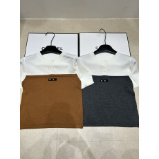 圆领短袖针织衫女2026夏季新款设计感拼色显瘦百搭气质女上衣