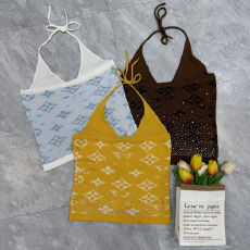 批发法式风情吊带抹胸2026夏季重工烫钻气质时尚女上衣