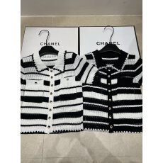 批发撞色Polo领针织短袖条纹<b class='q'>轻熟</b>简约女夏宽松显瘦开衫女上衣