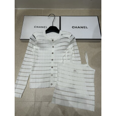 批发2026夏季新款针织开衫+吊带背心<b class='q'>轻熟</b>风薄款条纹修身显瘦女上衣