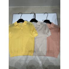 批发2026夏季新款Polo领<b class='q'>通勤</b>简约镂空日常穿搭显瘦百搭款女上衣