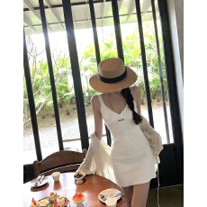 批发纯欲风针织吊带连衣裙女夏季镂空收腰<b class='q'>显瘦</b>气质包臂短裙女上衣潮
