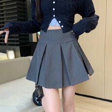 批发~西装半身裙女高腰A字裙<b class='q'>防走光</b>短裙包臀裙