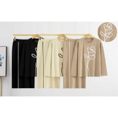 批发2025<b class='q'>夏</b>季新款女装时尚套装长袖上衣+半身裙两件套春秋冬装搭配