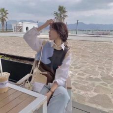 批发韩系新款拼色小背心女2026早秋慵懒风撞色针织上衣马甲无袖毛衣