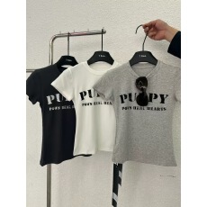 批发2026新款修身字母短款T恤女夏季显瘦圆领百搭美式辣妹短袖上衣