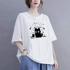 批发<b class='q'>大码</b>女装胖mm宽松纯棉短袖t恤衫女2026新款妈妈夏装欧货爆款上衣