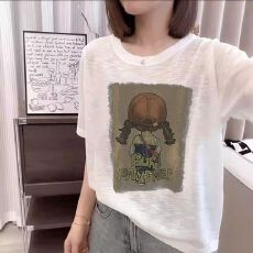 批发<b class='q'>大码</b>女装胖mm宽松纯棉短袖t恤衫女2026新款妈妈夏装欧货爆款上衣