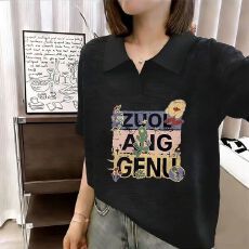 批发大码女装胖mm宽松纯棉短袖t恤polo衫女2026新款妈妈夏装欧货上衣