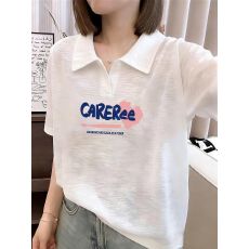 批发大码女装胖mm宽松纯棉短袖t恤polo衫女2026新款妈妈夏装欧货上衣