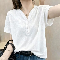 批发大码女装胖mm宽松纯棉短袖t恤衫女2026新款妈妈夏装欧货爆款上衣