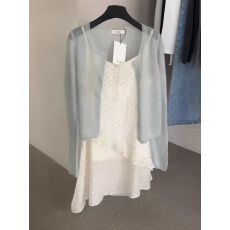 批发2026 etoile春夏新款韩系简约百搭波点吊带背心<b class='q'>连衣裙</b>